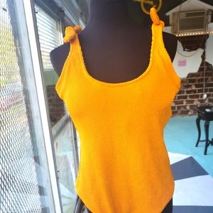 Yellow orange Kona Sol one piece 💛